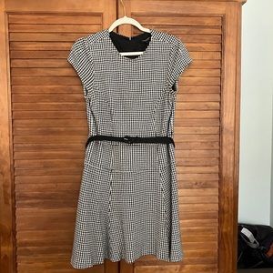 Nanette LaPore-Classic Houndstooth Dress